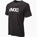 EVOC メンズ ロゴ T シャツ - ブラック - L 701926100-L EVOC Men's Logo T-Shirt - Black - Large 701926100-L