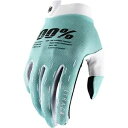 100% iTrack グローブ - アクア - XL 10015-481-13 100% iTrack Gloves - Aqua - XL 10015-481-13