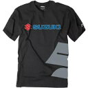 Factory Effex スズキ ビッグ S T シャツ - ブラック - XL 15-88474 Factory Effex Suzuki Big S Tee Shirt - Black - X-Large 15-88474