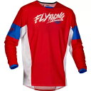 フライ レーシング ユース キネティック メッシュ カオス ジャージ - レッド/ホワイト/ブルー - M 377-334YM Fly Racing Youth...