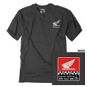 ユース ホンダ スターティング ライン T シャツ - ヘザー チャコール - L 27-83304 Youth Honda Starting Line T-Shirt - Heather Charcoal - Large 27-83304