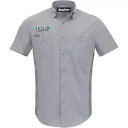 スロットル スレッド ドラッグ スペシャリティーズ ベンテッド ショップ シャツ - グレー - 4XL DRG31ST26GY4X Throttle Threads Drag Specialties Vented Shop Shirt - Gray - 4XL DRG31ST26GY4X