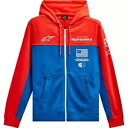 アルパインスターズ H ブロック パーカー - ウォーム レッド/ブライト ブルー - M 1213510703171M Alpinestars H Block Hoodie - Warm Red/Bright Blue - Medium 1213510703171M