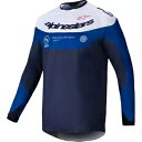 アルパインスターズ プロデュラ ジャージ - ネイビー/ブルー/ホワイト - S 3760125-7174-S Alpinestars Pro-Dura Jer...