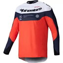 アルパインスターズ プロデュラ ジャージ - ネイビー/オレンジ/ホワイト - XL 3760125-7162-XL Alpinestars Pro-Dura ...