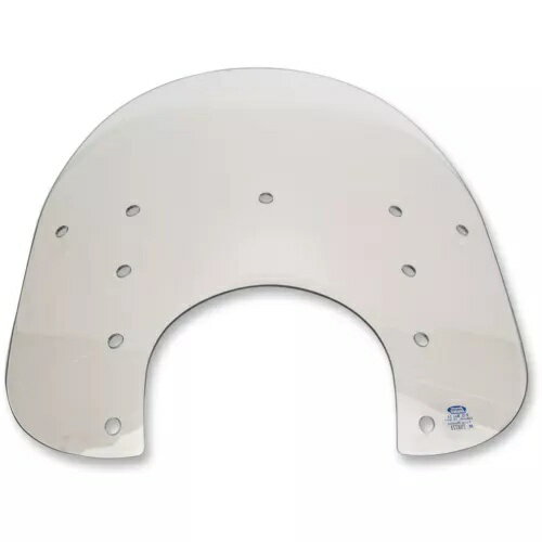 Fats フロントガラス - 15 インチ - 9 インチ ヘッドライト カットアウト - ソーラー - プラスチック MEP3529 Fats Windshield - 15" - 9" Headlight Cutout - Solar - Plastic MEP3529