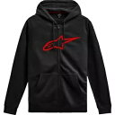 アルパインスターズ エイジレス V3 ジップ パーカー - ブラック/レッド - L 1244-51490-1030-L Alpinestars Ageless V3 Zip Hoodie - Black/Red - Large 1244-51490-1030-L