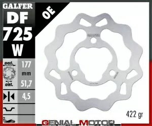 ѡ WORLDҸˤ㤨Galfer ꥢ ֥졼 ǥ WAVE FIXED 177x4,5mm POLARIS SCRAMBLER 500 4X4 2007 Galfer Rear Brake Disc WAVE FIXED 177x4,5mm POLARIS SCRAMBLER 500 4X4 2007פβǤʤ71,500ߤˤʤޤ