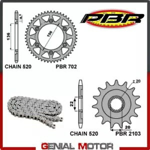 EK1420 チェーンとスプロケットキット 13 / 48 / 520 PBR GAS-GAS EC 450 F 2013 - 2015 EK1420 Chain and Sprockets Kit 13 / 48 / 520 PBR GAS-GAS EC 450 F 2013 - 2015