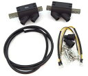ワイヤー付きマグナコイル 2 個セット - 3 オーム ホンダ CB550SC/650 VF700C カワサキ スズキ Set of 2 Magna Coils with Wire - 3 ohms Honda CB550SC/650 VF700C Kawasaki Suzuki