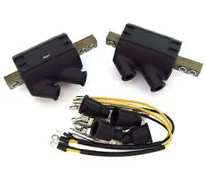 Magna デュアル出力コイル - 5 オーム - 2 個セット - Honda CB350F/400F/500K/550/750 Magna Dual Out..