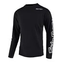 Troy Lee Designs TLD アダルト スプリント ソリッド マウンテン バイク ジャージ ブラック サイクリング サイクル Troy Lee De...