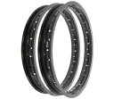ライジングサンブラック アルミリムセット - ホンダ CB500K CB500 Four - 1971-1973 Rising Sun Black Aluminum Rim Set - Honda CB500K CB500 Four - 1971-1973(2)