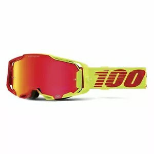 100% Armega Solaris ゴーグル - ハイパー レッド ミラー レンズ 100% Armega Solaris Goggles - HiPER Red Mirror Lens
