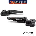 ブラックフロントフットペグ 25 ミリメートル下部忍スズキ GSF 650 バンディット 07-17 16 15 BLACK Front Foot Pegs 25mm Lower Shinobi For Suzuki GSF 650 Bandit 07-17 16 15