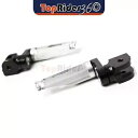 シルバーフロントフットペグ 25 ミリメートル下部忍スズキ GSF 650 /S バンディット 07-17 16 SILVER Front Foot Pegs 25mm Lower Shinobi For Suzuki GSF 650 /S Bandit 07-17 16