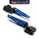 ブルー フロント フットペグ 25mm 下部忍 ハーレーダビッドソン ソフテイル 18-19用 BLUE Front Foot Pegs 25mm Lower Shinobi For Harley Davidson Softail 18-19