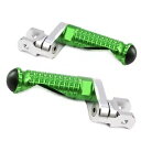 グリーン フロント フットペグ MPRO 25mm エクステンション DL 650 V-Strom 15-18 19 20 21 22用 Green Front Foot Pegs MPRO 25mm Extension For DL 650 V-Strom 15-18 19 20 21 22(2)