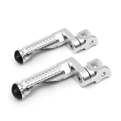 シルバーフロントフットペグ MPRO 25 ミリメートルエクステンションアメリカ EFI 09-11 12 13 14 15 16 Silver Front Foot Pegs MPRO 25mm Extension For America EFI 09-11 12 13 14 15 16