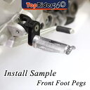 シルバーフロントフットペグ 25 ミリメートル下部忍ヤマハ FJR 1300 01-13 12 11 10 09 SILVER Front Foot Pegs 25mm Lower Shinobi For Yamaha FJR 1300 01-13 12 11 10 09