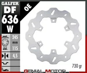 Galfer リア ブレーキ ディスク WAVE FIXED 243,5x4,5mm ドゥカティ モンスター 937 2021 Galfer Rear Brake Disc WAVE FIXED 243,5x4,5mm DUCATI MONSTER 937 2021