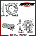 EK1280 チェーン スプロケット キット 12 58 420 PBR ファンティック モーター モタード カーサ 2016 - 2017 EK1280 Ch...