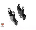 ハンドルバー リフト セット ブラック DBK モト モリーニ セイエンメッツォ Str 2022 - 2024-用 Handlebar lift set black Dbk for Moto Morini Seiemmezzo Str 2022 - 2024-(2)