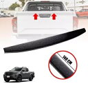 リアテールゲートライントリムカバー マットブラック 日産ナバラ Pro-4X 2021 ピックアップ用 Rear Tailgate Line Trim Cover Matte Black For Nissan Navara Pro-4X 2021 Pickup