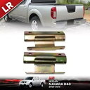 テールゲートリアドアヒンジペア真鍮日産ナバラフロンティア D40 2005-2013 Tail Gate Rear Door Hinge Pair Brass For Nissan Navara Frontier D40 2005-2013