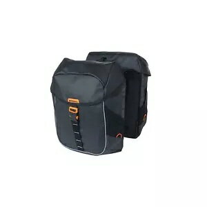 バジル マイル パニエ - 34/リットル - ブラック/オレンジ 18086 Basil Miles Pannier - 34/Liter - Bl..