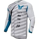 Thor LAUNCHMODE ベンテッド レイド ジャージ - ホワイト/グレー - S 2910-8250 Thor LAUNCHMODE Vented R...
