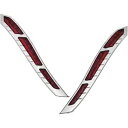 Kuryakyn LED リアフェンダー ストリップ ライト インディアン クローム 2898 用 Kuryakyn LED Rear Fender Strip Lights for Indian Chrome 2898(2)