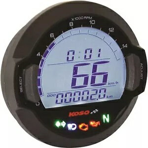 コーソー DL-03SR デジタルゲージ ブラックベゼル BB642W20 Koso DL-03SR Digital Gauge Black Bezel B..