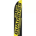 クアッドボス セイル フラッグ ブラック - 11 インチ クアッドボス セイル フラッグ Quadboss Sail Flag Black - 11'' QU...