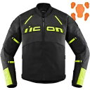 Icon Contra2 CE ジャケット - ブラック/ハイビズ - S 2810-3654 Icon Contra2 CE Jacket - Black/H...