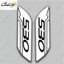 ステッカー キャップ ジェル 3D ミラー 互換性のある T-Max T Max Tmax 530 ブラック ホワイト Stickers Caps Gel 3D Mirrors Compatible T-Max T Max Tmax 530 Black White