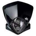 T4Tune 400150 ""Duke"" ヘッドライト マスク ブラック- T4Tune 400150 ""Duke"" Headlight Mask Black-