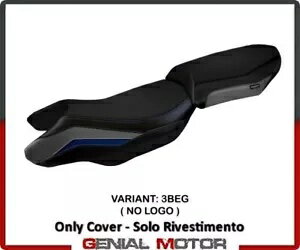 シート サドル カバー ブランコ ブルー - グレー (BEG)T.I. BMW R 1250 RS 2020-2021用 Seat saddle co..