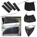 2pc ユニバーサルサンシェードメッシュカバー抗昆虫蚊日焼け止め車の窓ネット 2pc Universal Sunshade Mesh Covers Anti Insect Mosquito Sunscreen Car Window Net