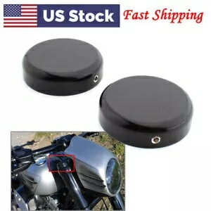 アッパーフォークキャップカバー ハーレーソフテイルストリートボブ 2018-2022 FXBB ブラック用 Upper Fork Caps Cover For Harley Softail Street Bob 2018-2022 FXBB Black