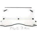 Moose Racing フル折りたたみフロントガラス - Can-Am 2317-0181 Moose Racing Full Folding Windshi...
