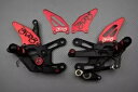 レッドレーシング 調節可能なリアセット フットレスト KAWASAKI ZX10R ZX-10R ZX10-R 2016-2020 Red Racing Adj...