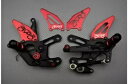 レッドレーシング 調節可能な AVDB リアセット フットレスト ドゥカティ パニガーレ 899 H8 2013-2015 Red Racing Adjusta...