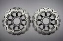 ウェーブ フローティング フロント ブレーキ ディスク 320mm ペア トライアンフ タイガー 1050 2007-2016 Pair of Wave Floating Front Brake Discs 320mm TRIUMPH TIGER 1050 2007-2016(2)