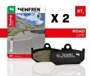 Newfren BT1 フロント セラミック ブレーキ パッド セット Hyosung GT 250 IR 2013-2014 に適合 Newfren BT1 Front Ceramic Brake Pad Set to fit Hyosung GT 250 IR 2013-2014(2)