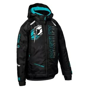 キャッスル X ストライク ユース ジャケット XL ブラック/ターコイズ Castle X Strike Youth Jackets X..