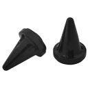 Kuryakyn スティレット エンド キャップ グリップ ブラック 6359 Kuryakyn Stiletto End Caps Grips Black 6...