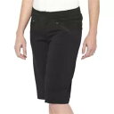 100% レディース ライドキャンプ ショーツ ライナー付き ブラック、XL 40038-00003 100% Women's Ridecamp Shorts With Liner Black, XL 40038-00003