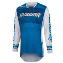 アンサー メンズ A23 エリート フィナーレ ジャージ ブルー/ホワイト/シルバー、ミディアム 447431 ANSWER MEN'S A23 ELITE F...