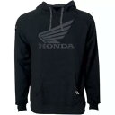 Factory Effex Honda プルオーバー パーカー - ブラック - L 25-88304 Factory Effex Honda Pullover Hoodie - Black - Large 25-88304